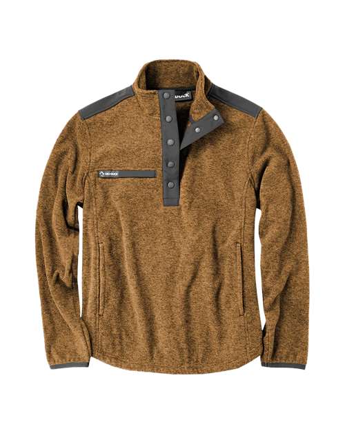 Women's Sierra Melange Fleece Pullover - Saddle
