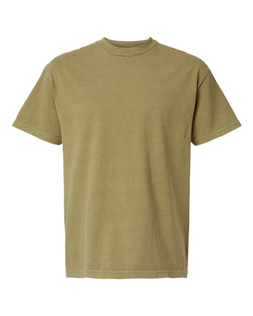 Unisex Garment-Dyed Heavyweight Cotton Tee - Faded Army