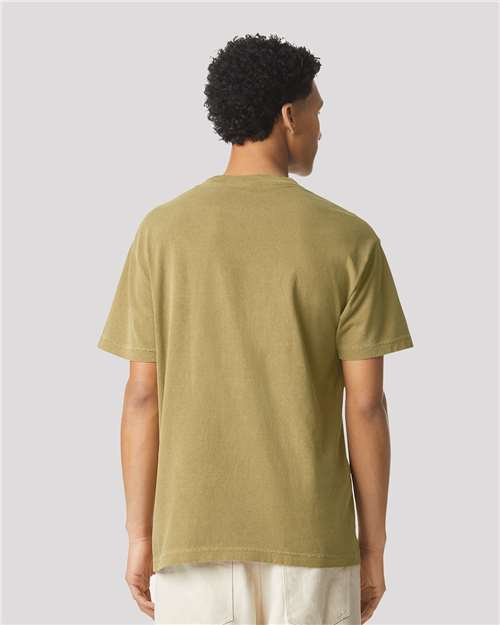 Unisex Garment-Dyed Heavyweight Cotton Tee - Faded Army