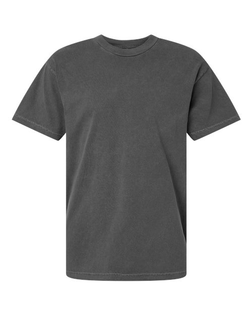 Unisex Garment-Dyed Heavyweight Cotton Tee - Faded Black