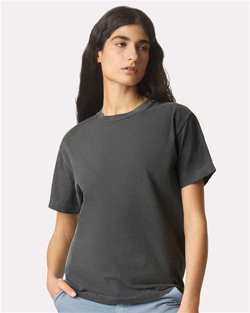 Unisex Garment-Dyed Heavyweight Cotton Tee - Faded Black