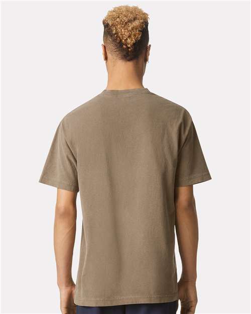 Unisex Garment-Dyed Heavyweight Cotton Tee - Faded Brown