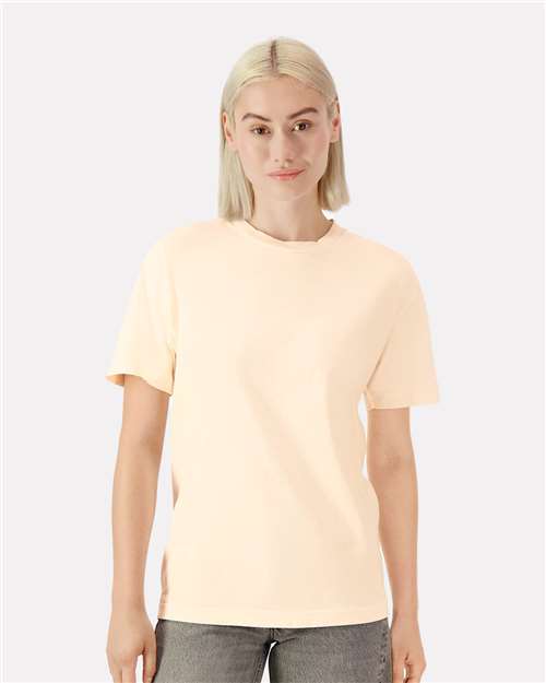 Unisex Garment-Dyed Heavyweight Cotton Tee - Faded Cream