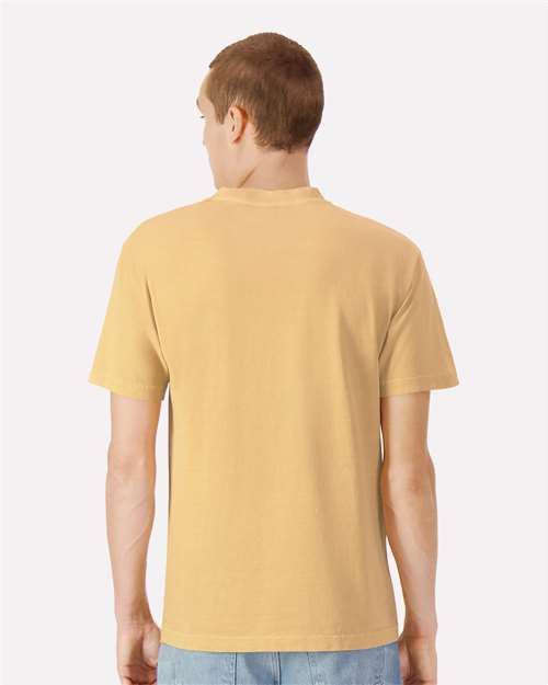 Unisex Garment-Dyed Heavyweight Cotton Tee - Faded Mustard