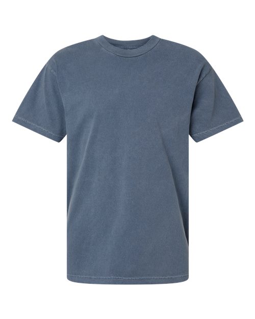 Unisex Garment-Dyed Heavyweight Cotton Tee - Faded Navy