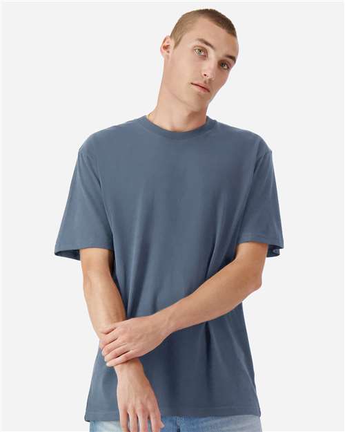 Unisex Garment-Dyed Heavyweight Cotton Tee - Faded Navy