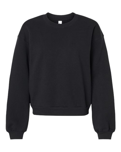 Women's ReFlex Fleece Crewneck Sweatshirt - Black