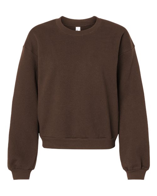 Women's ReFlex Fleece Crewneck Sweatshirt - Brown