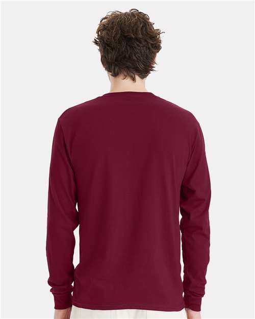 Essential-T Long Sleeve T-Shirt - Athletic Cardinal