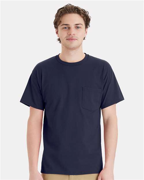 Essential-T Pocket T-Shirt - Athletic Navy