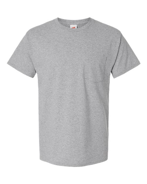Essential-T Pocket T-Shirt - Light Steel