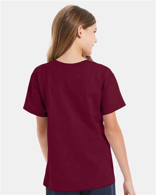 Youth Essential-T T-Shirt - Athletic Cardinal