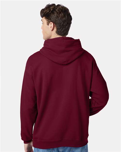 Unisex EcoSmart® Hooded Sweatshirt - Athletic Cardinal