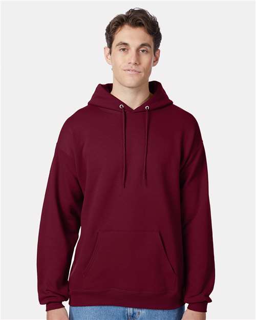 Unisex EcoSmart® Hooded Sweatshirt - Athletic Cardinal