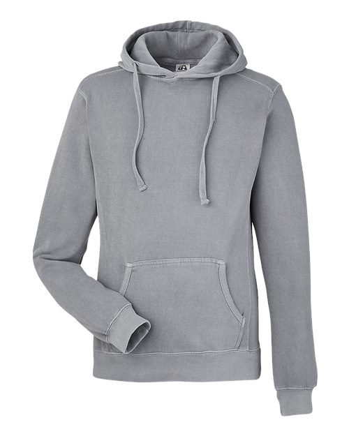 Unisex Pigment-Dyed Fleece Hooded Sweatshirt - Cloud