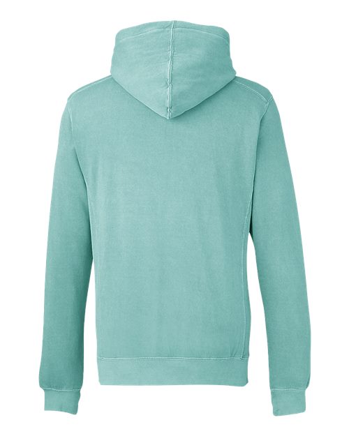 Unisex Pigment-Dyed Fleece Hooded Sweatshirt - Marine