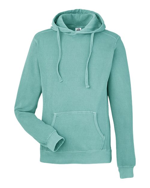 Unisex Pigment-Dyed Fleece Hooded Sweatshirt - Marine