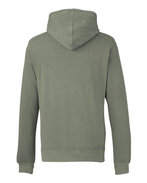 Unisex Pigment-Dyed Fleece Hooded Sweatshirt - Spruce