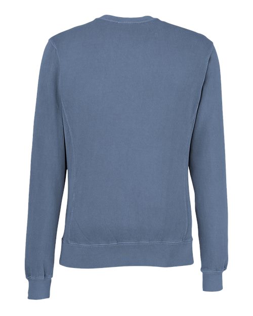 Unisex Pigment-Dyed Fleece Crewneck Sweatshirt - Denim