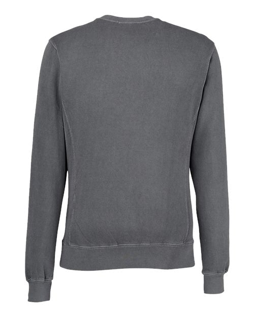 Unisex Pigment-Dyed Fleece Crewneck Sweatshirt - Lead