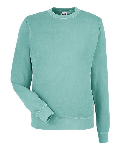 Unisex Pigment-Dyed Fleece Crewneck Sweatshirt - Marine