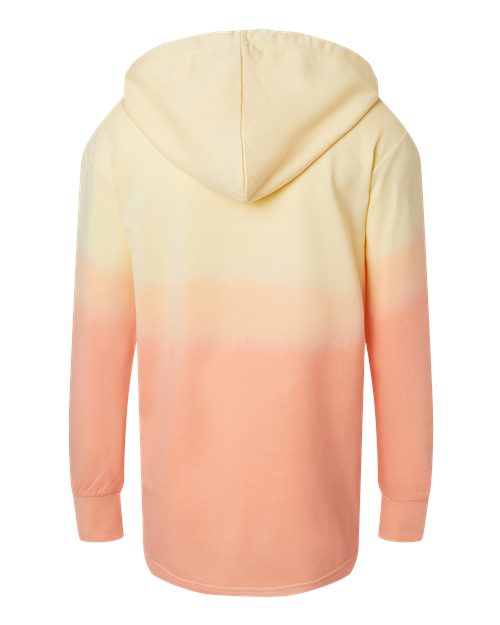 Women's French Terry Ombré Hooded Sweatshirt - Sunray/ Creamsicle