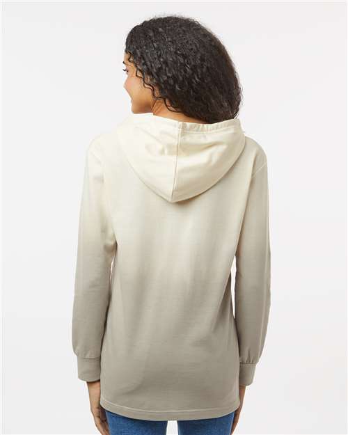 Women's French Terry Ombré Hooded Sweatshirt - Ecru/ Atmosphere
