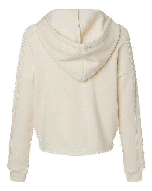 Women's Angel Fleece Crop Hooded Sweatshirt - Ecru