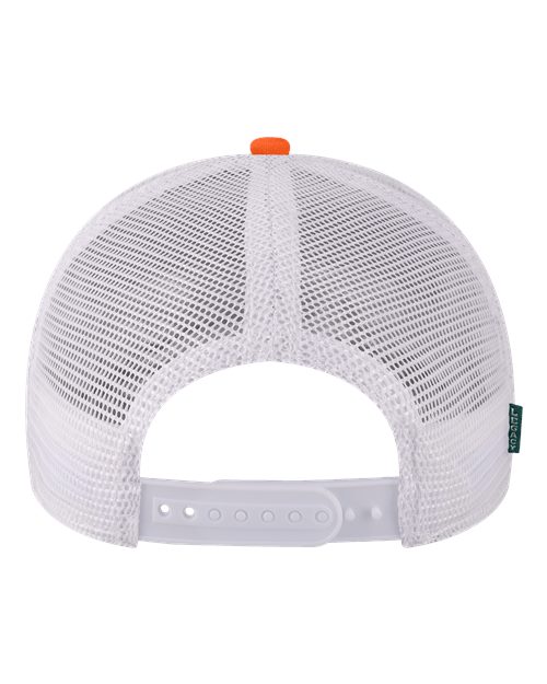 Mid-Pro Snapback Trucker Cap - Orange/ White