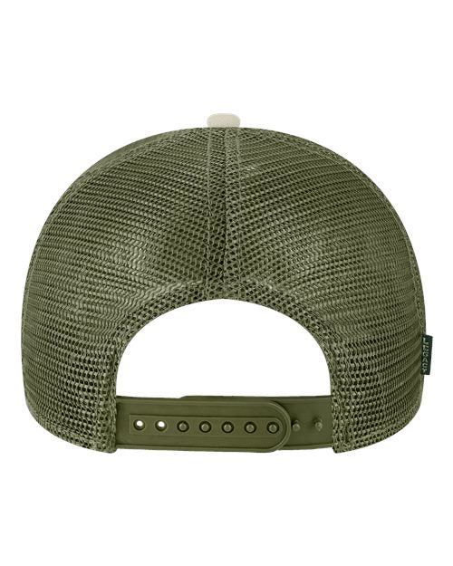 Mid-Pro Snapback Trucker Cap - Stone/ Bronze/ Light Olive Green