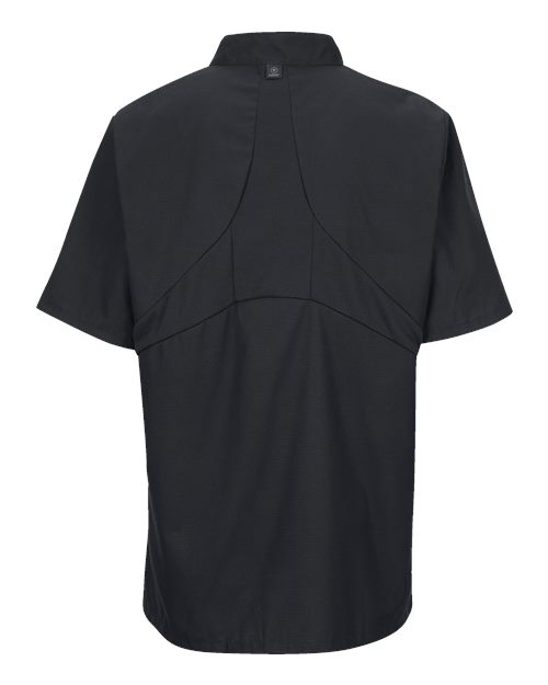 Mimix™ Short Sleeve Chef Coat with OilBlok - Black