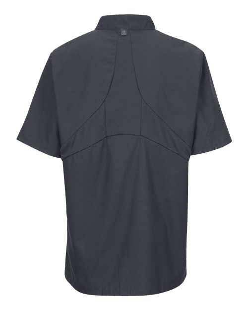 Mimix™ Short Sleeve Chef Coat with OilBlok - Charcoal