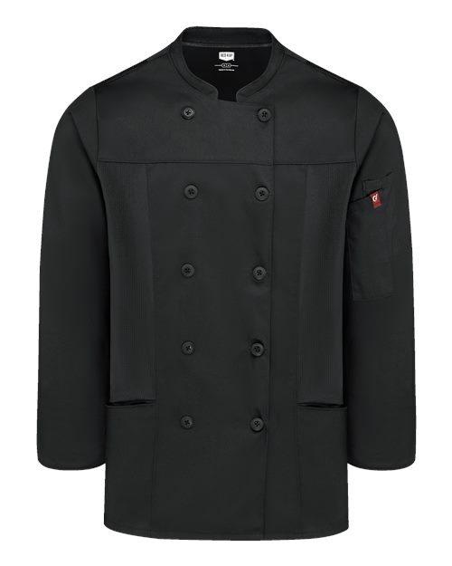 Women's Deluxe Airflow Chef Coat - Black