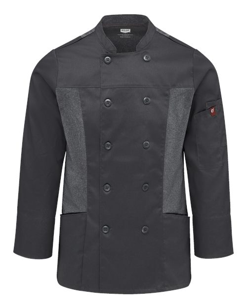 Women's Deluxe Airflow Chef Coat - Charcoal