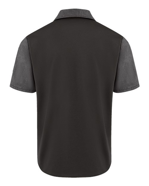 Poplin Airflow Cook Shirt with OilBlok - Charcoal/ Black