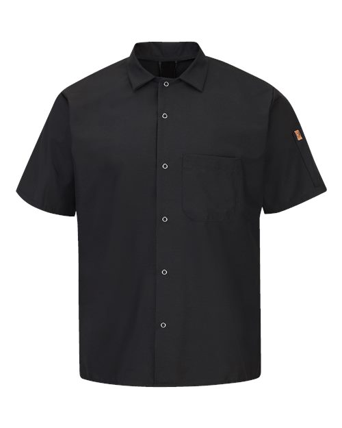 Mimix™ Short Sleeve Cook Shirt with OilBlok - Black