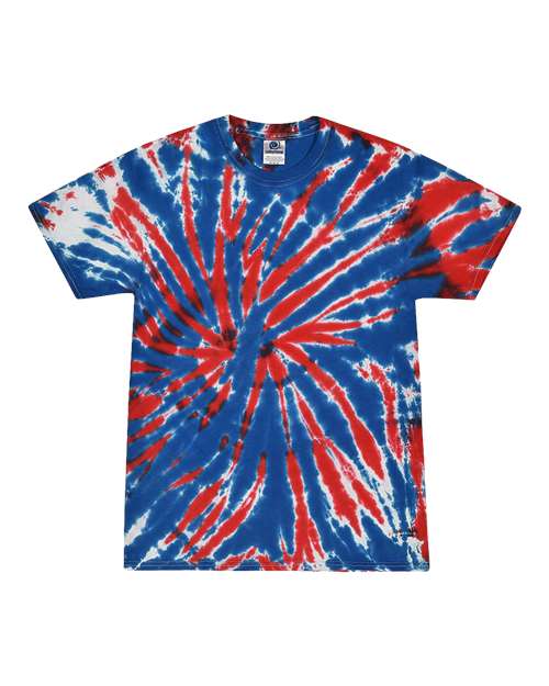 Unisex Multi-Color Tie-Dyed T-Shirt - Union Jack