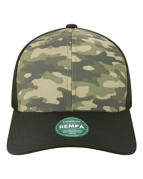 Reclaim Mid-Pro Adjustable Cap - Dark Olive Green Camo/ Black