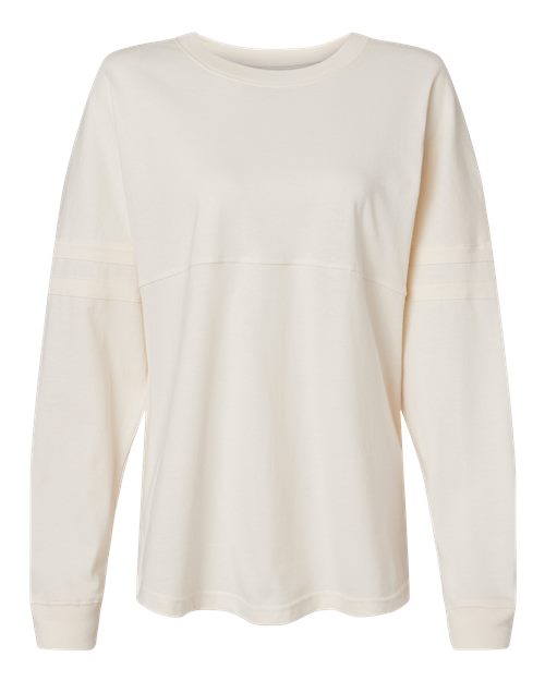 Women's Pom Pom Long Sleeve Jersey T-Shirt - Natural