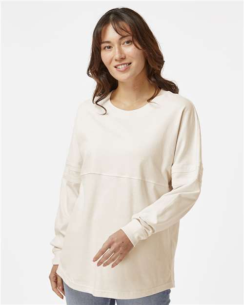 Women's Pom Pom Long Sleeve Jersey T-Shirt - Natural