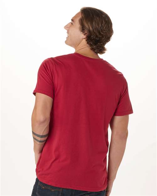 Men's Basic Crew T-Shirt - Brick Red