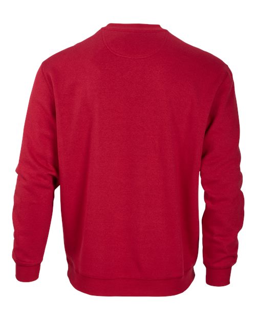 Men's Fleece Crewneck Sweatshirt - Brick Red