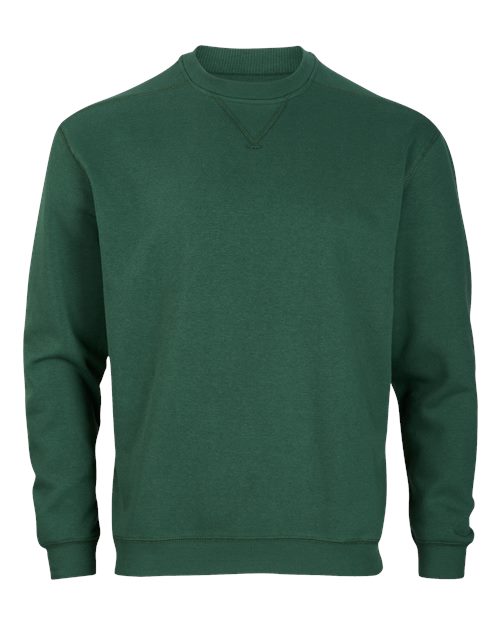 Men's Fleece Crewneck Sweatshirt - Dark Green