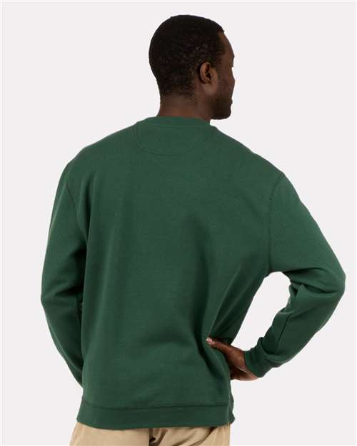 Men's Fleece Crewneck Sweatshirt - Dark Green