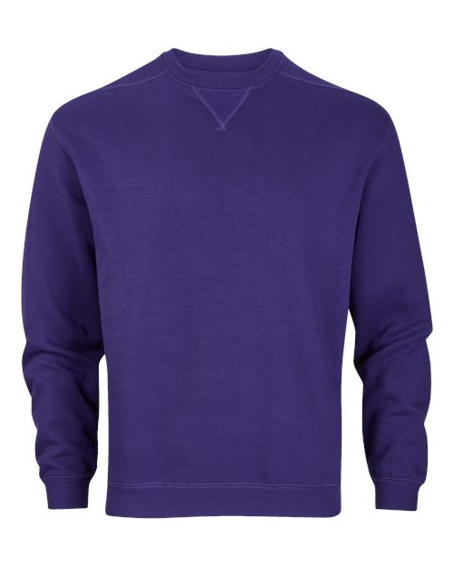 Men's Fleece Crewneck Sweatshirt - Purple