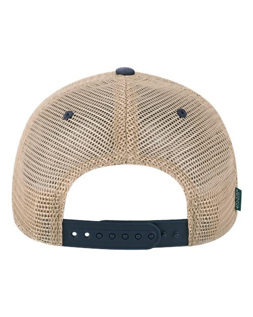 Youth Old Favorite Trucker Cap - Navy/ Khaki