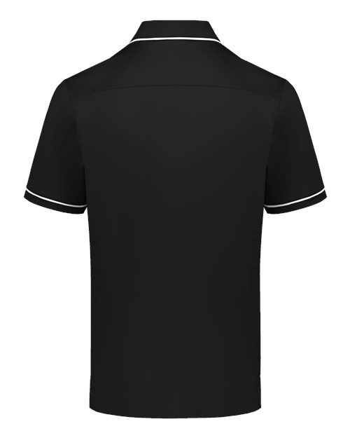 Men's CoolCore® Polo - Black/ White