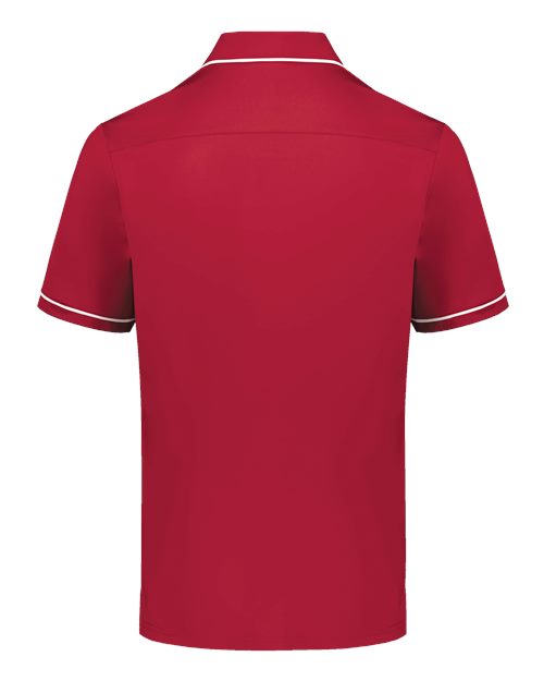 Men's CoolCore® Polo - Scarlet/ White