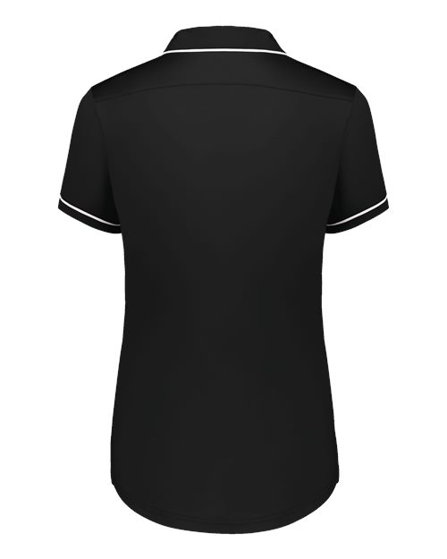 Women's CoolCore® Polo - Black/ White