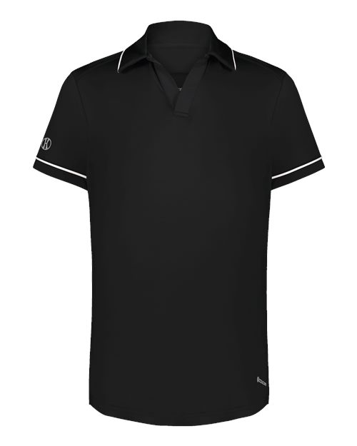 Women's CoolCore® Polo - Black/ White